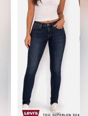 Levi's 524 Women's Dark Y2K Too Superlow Skinny Jeans